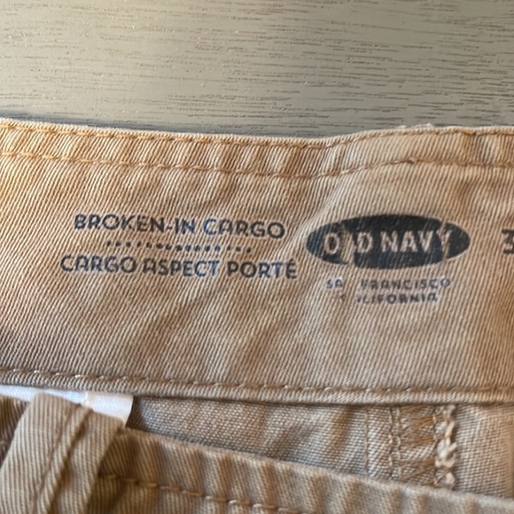 Old Navy men’s cargo pants size 34x34, good condition cotton blend - Picture 8 of 10